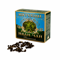 Иван- чай (кипрей узколистный), ферментированный, гранулированный, фасованный в коробки, чистовой и с добавками, 24 видов из лекарственных трав. Коробка: 50, 100 гр. (лат. Chamaenérion angustifolium, или Epilóbium angustifolium) - фото